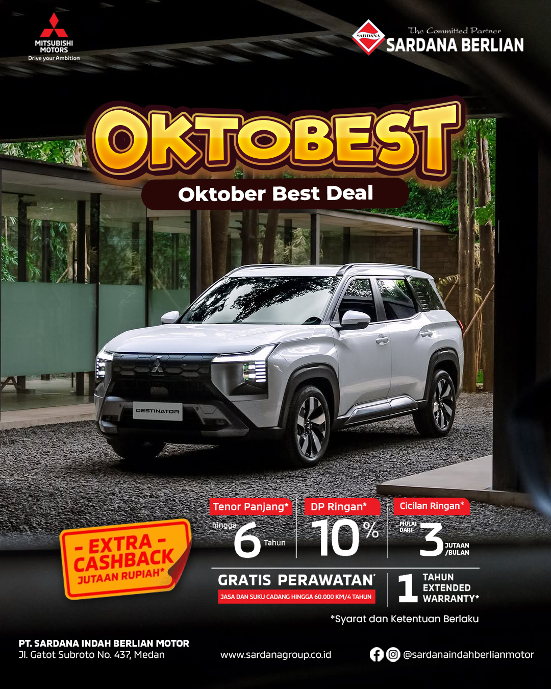 OKTOBEST! Oktober Best Deal | Promo terbaru Destinator