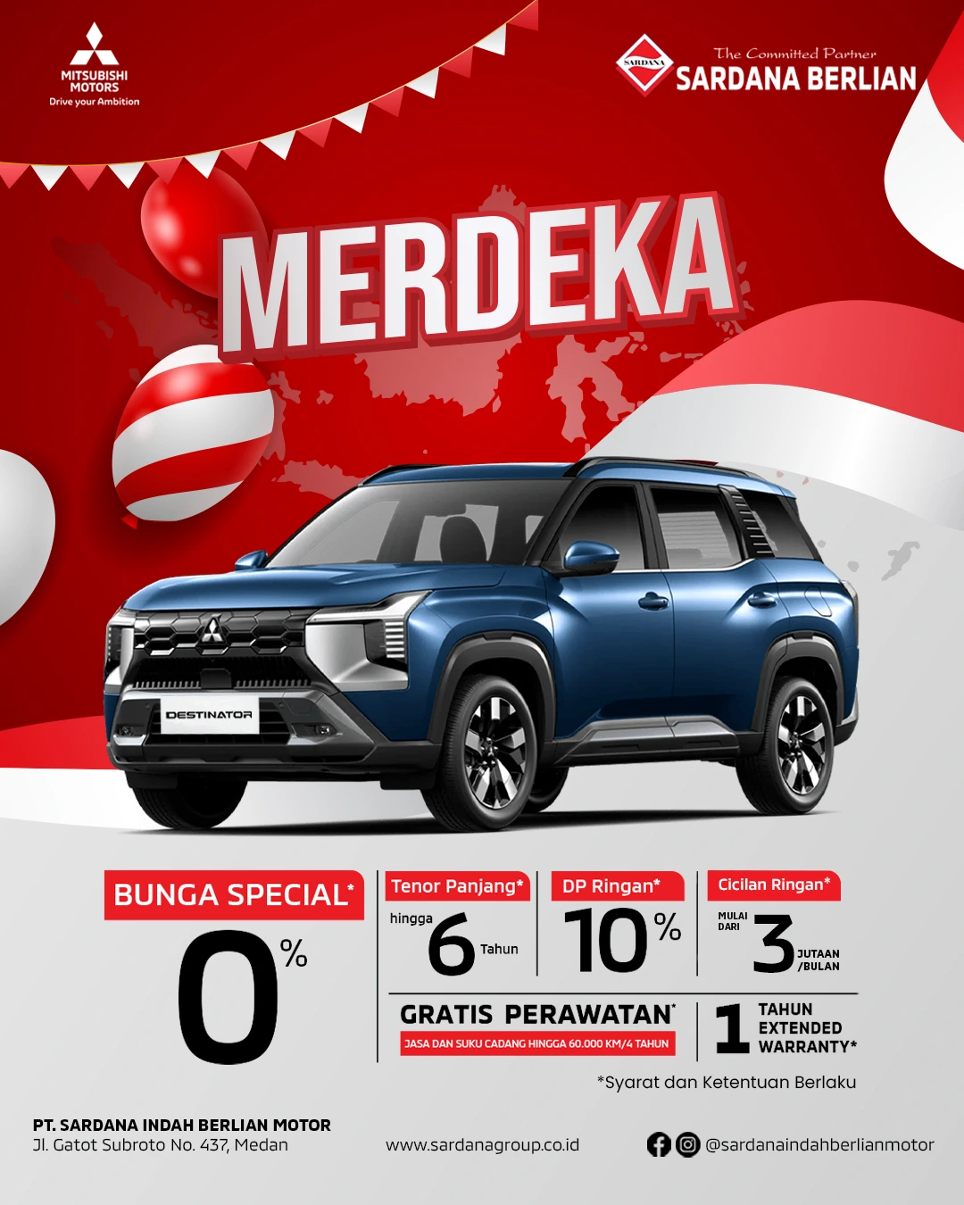 MERDEKA - Temukan Harga & Promo Destinator Terbaru Agustus 2026
