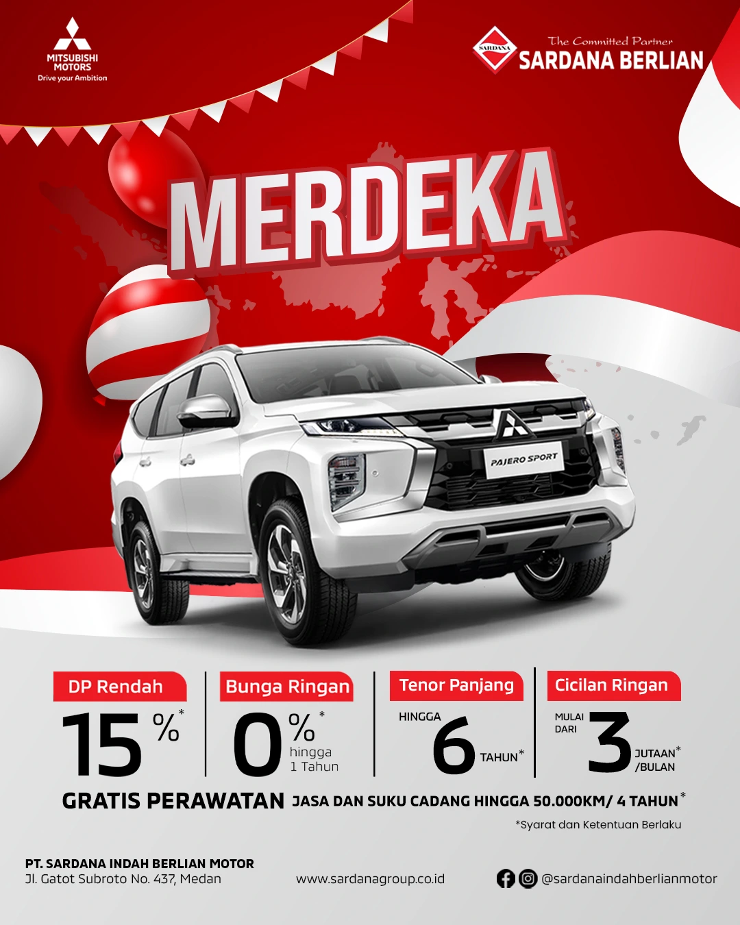 MERDEKA - Temukan Harga & Promo New Pajero Sport Terbaru Agustus 2026