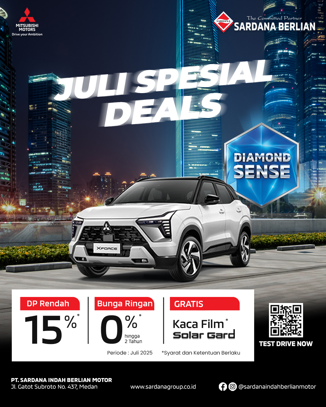 Juli Spesial Deals Mitsubishi XFORCE Medan