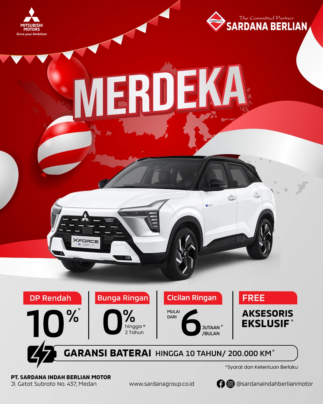 MERDEKA - Temukan Harga & Promo New XForce HEV Terbaru Agustus 2026