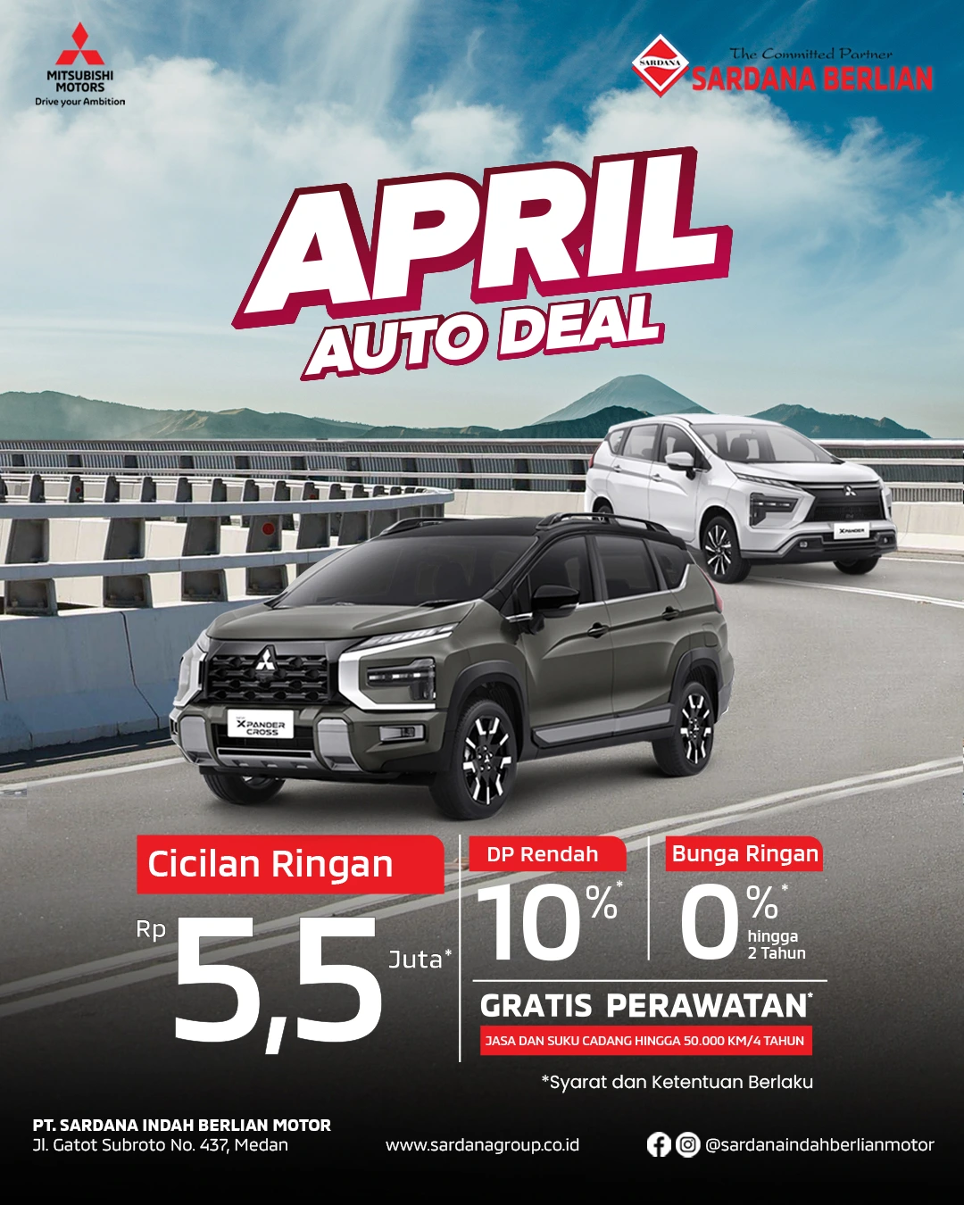 Promo New Xpander & New Xpander Cross Terbaru April 2026