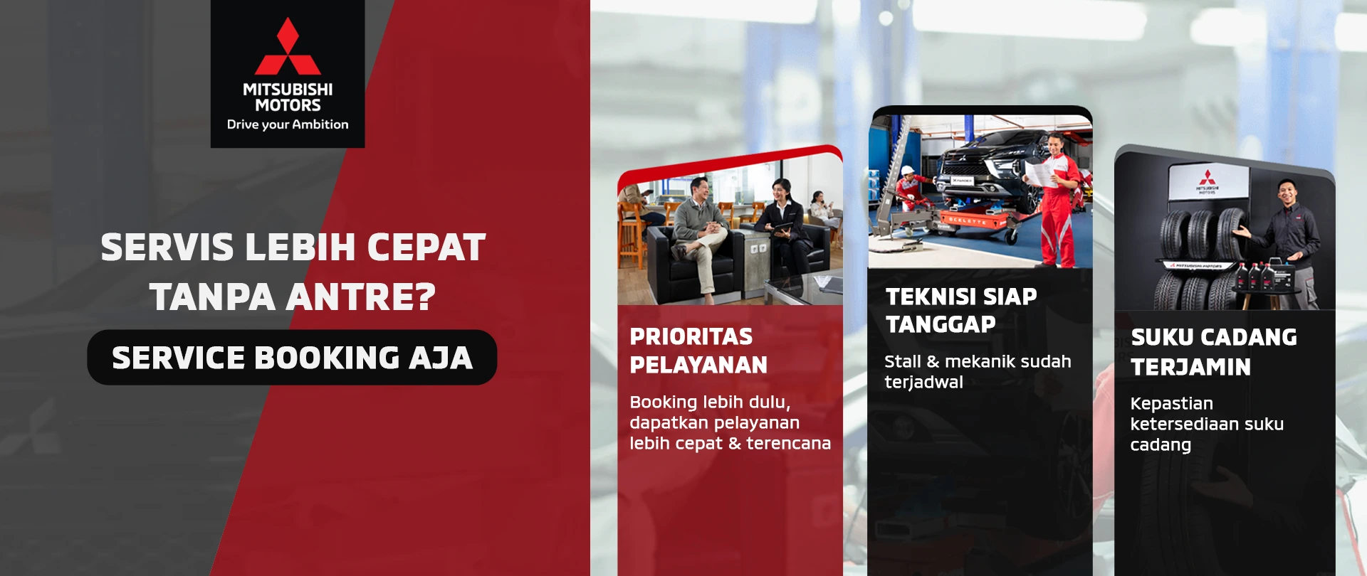 Booking Service Mitsubishi Sardana