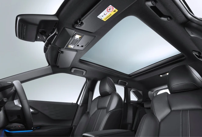 Mitsubishi New Xforce HEV - Frameless Panoramic Roof with Electric Shade