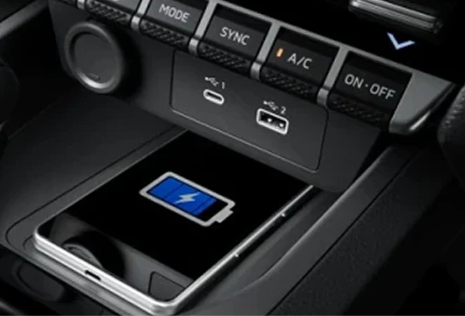 Mitsubishi New Xforce HEV - USB Port on Front & Second row