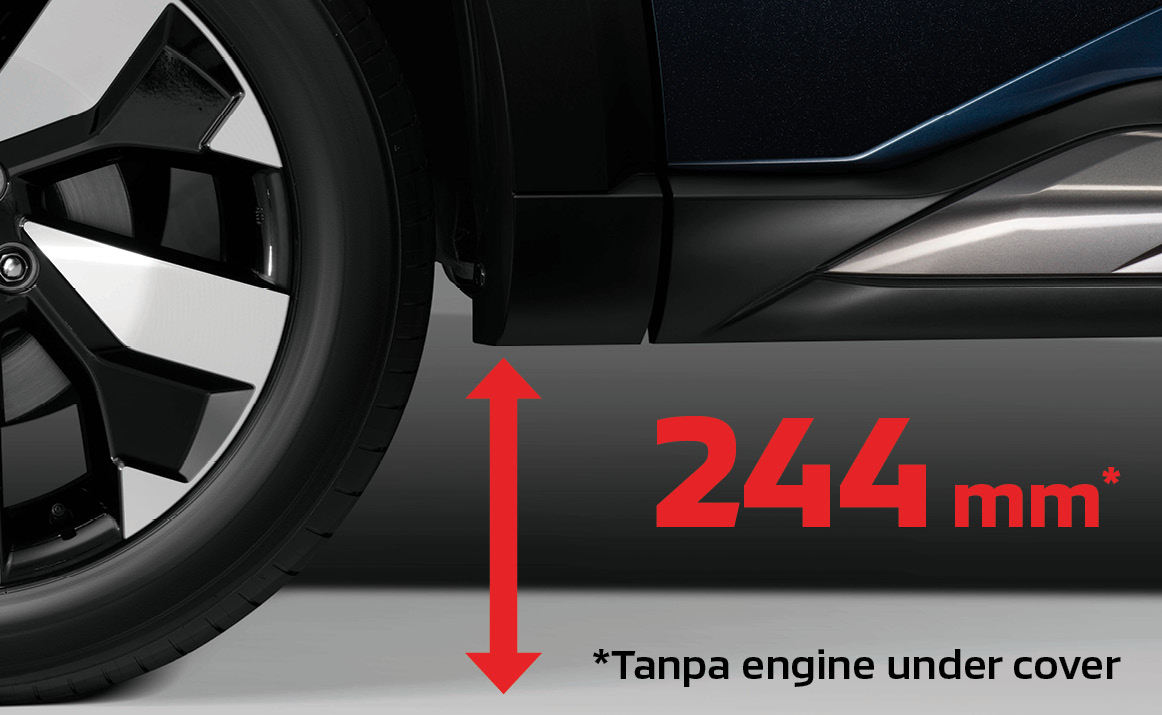 Mitsubishi Destinator High Ground Clearance 244mm