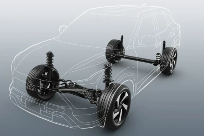 Mitsubishi New Xforce HEV - Suspensi yang Ditingkatkan