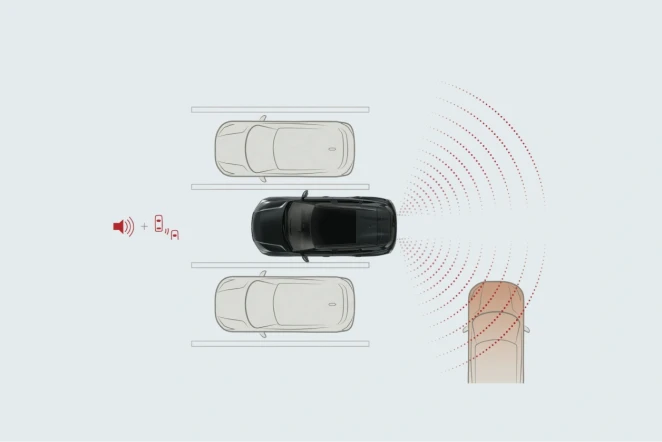 Mitsubishi New Xforce HEV - Rear Cross Traffic Alert